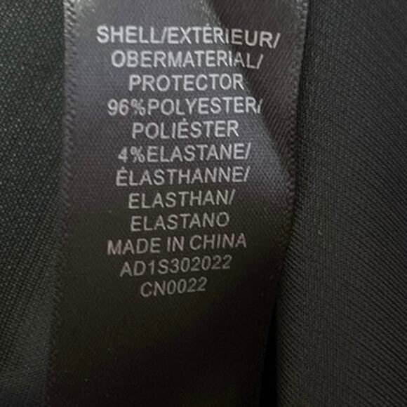 NEW Adrianna Papell Kaia Black Flutter Sleeve Ribbed Knit Crop Tee Blouse Top S - Picture 5 of 5